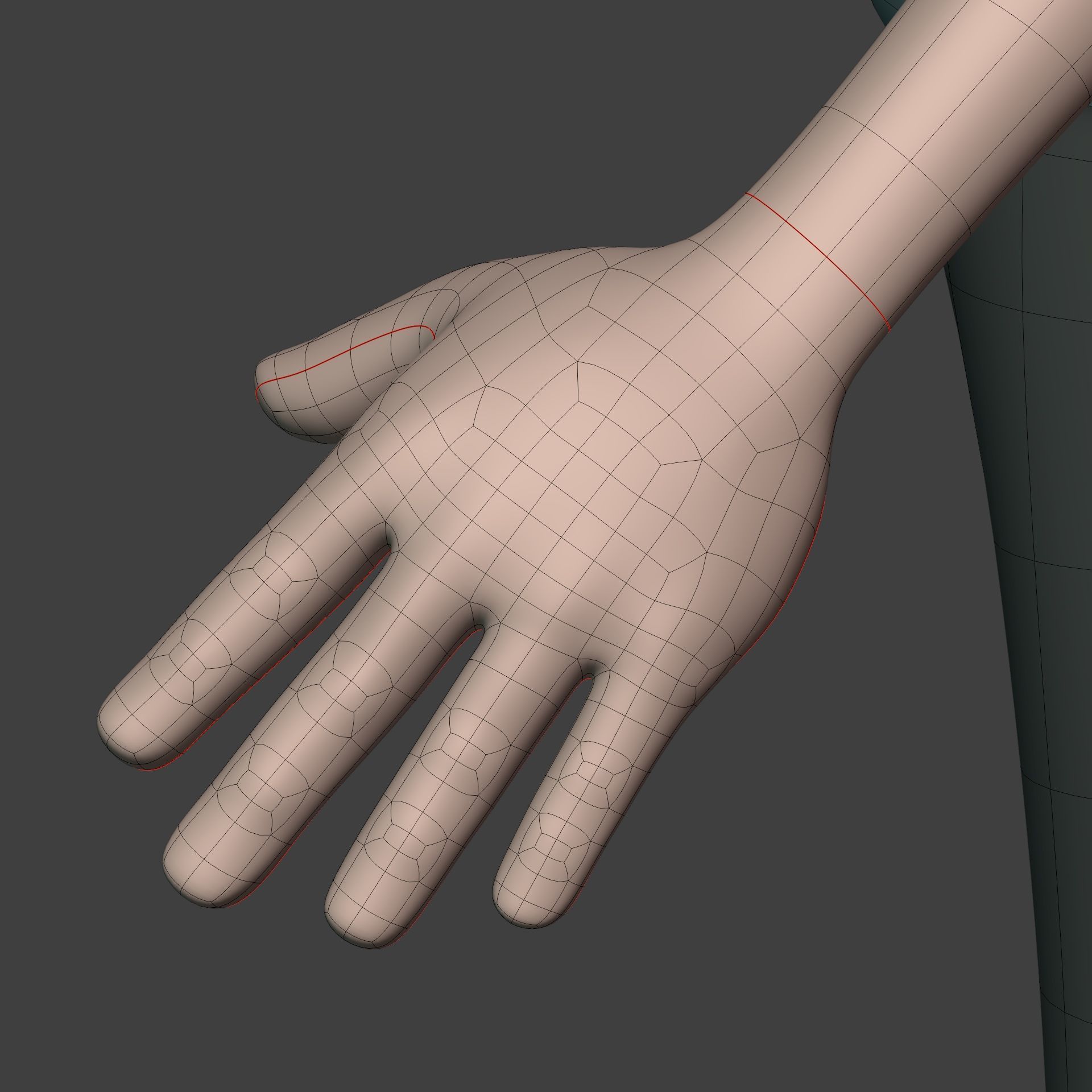 Cartoon Character - Man - Stickman - High Quality IK and FK Rig Low-poly 3D model_15