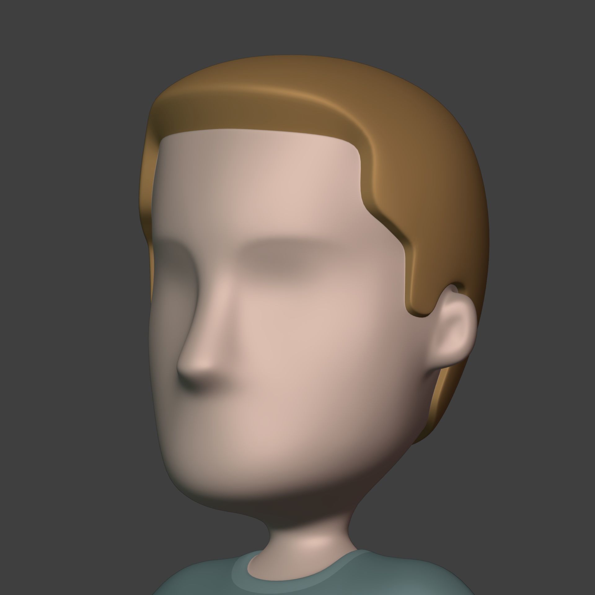 Cartoon Character - Man - Stickman - High Quality IK and FK Rig Low-poly 3D model_12