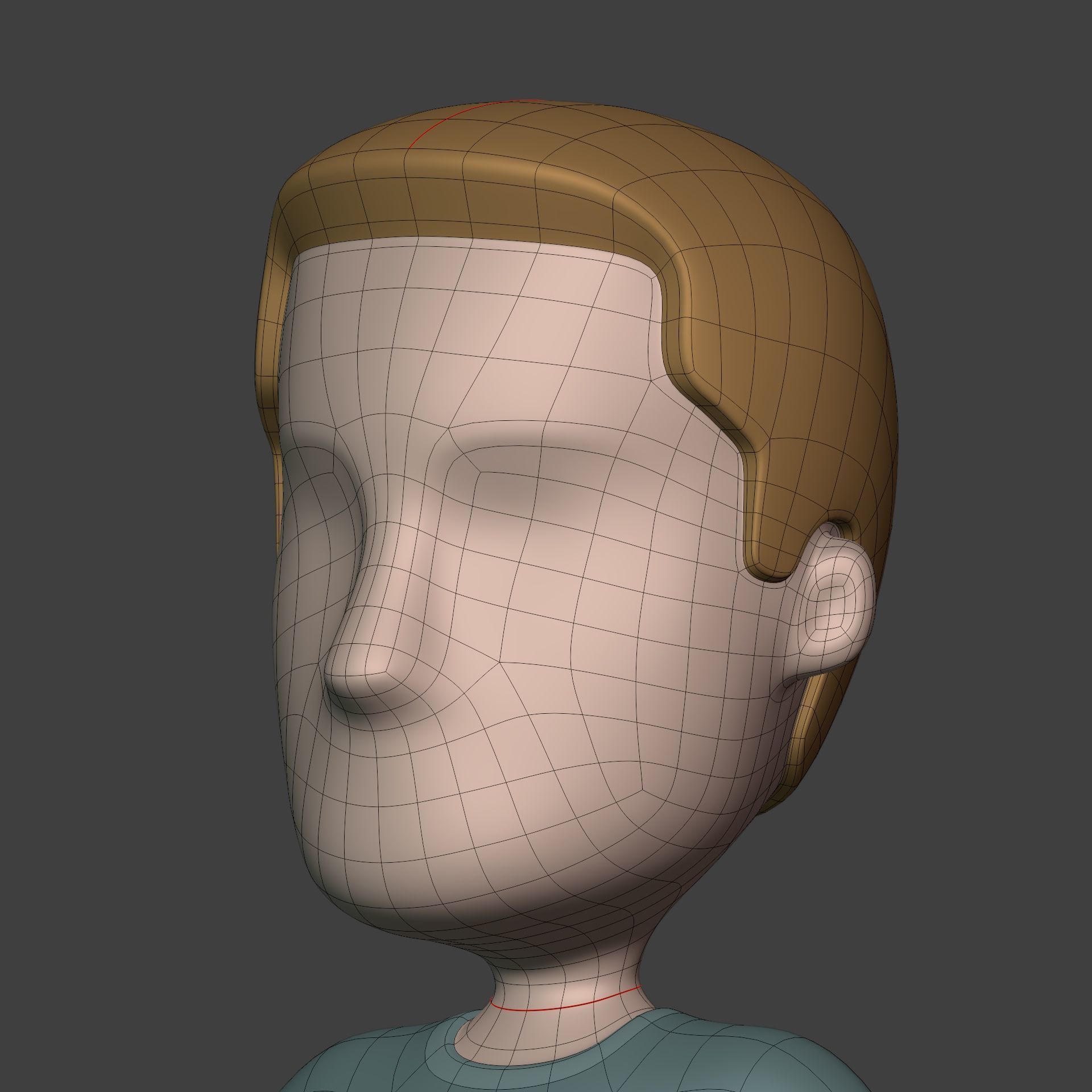 Cartoon Character - Man - Stickman - High Quality IK and FK Rig Low-poly 3D model_13