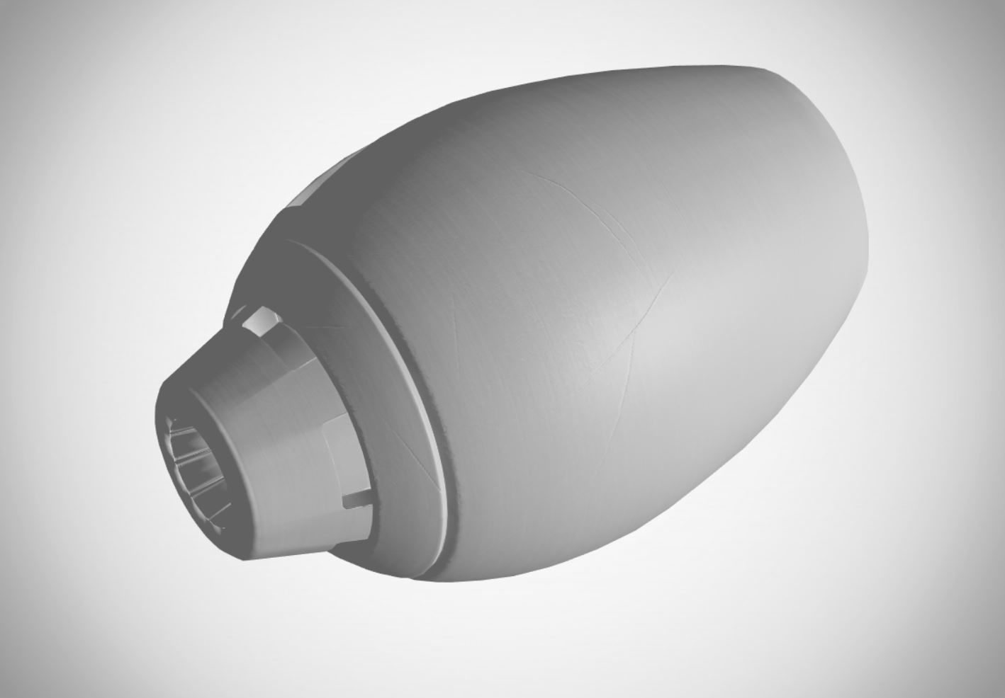 Character Robot Hand - Mega Buster 3D model_2