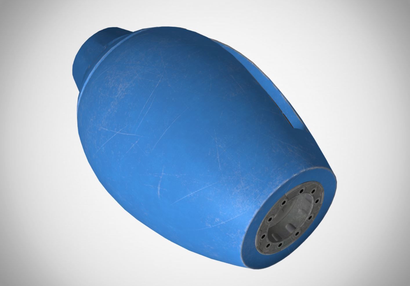 Character Robot Hand - Mega Buster 3D model_3