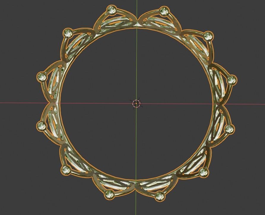 Unisex Crown 3D print model_3
