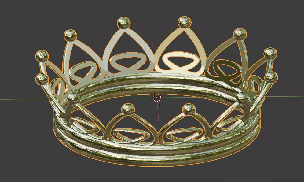 Unisex Crown 3D print model_0