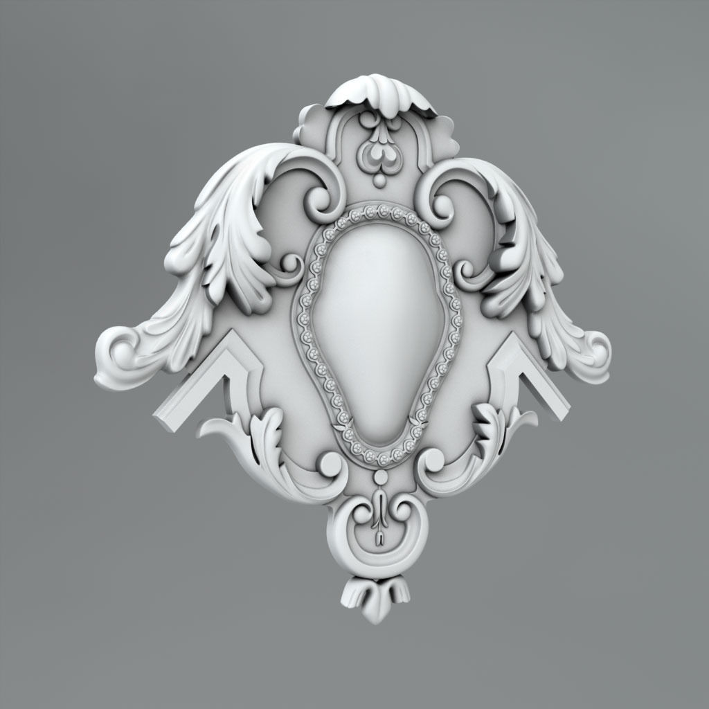 Cartouche 3D model_0