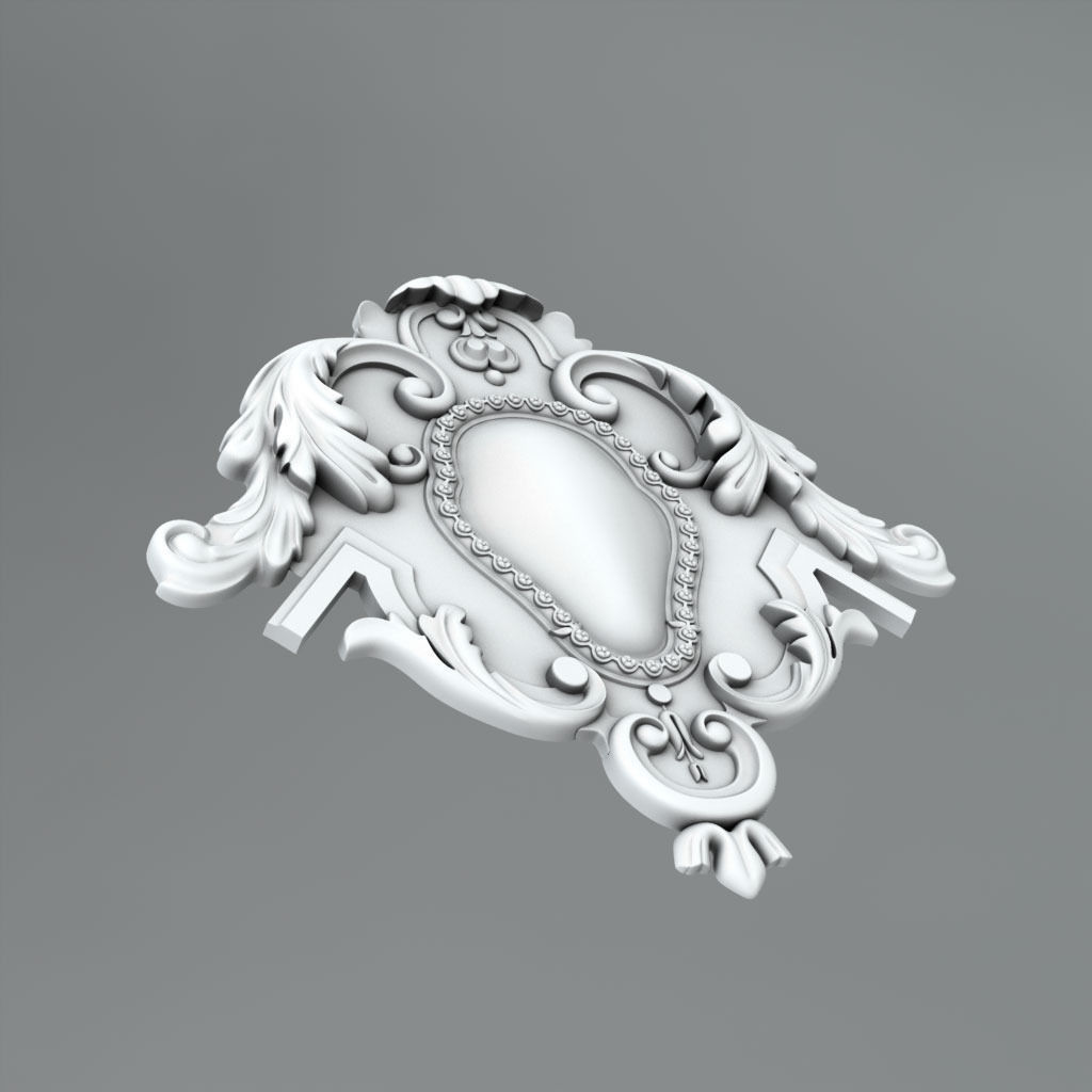 Cartouche 3D model_1
