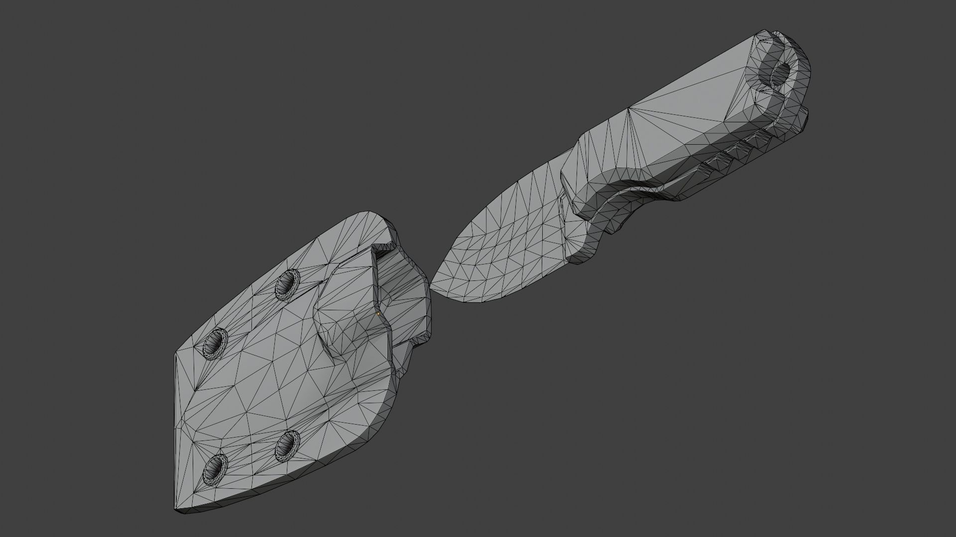 Neck Knife Boker Magnum Lil Friend Low-poly 3D model_9