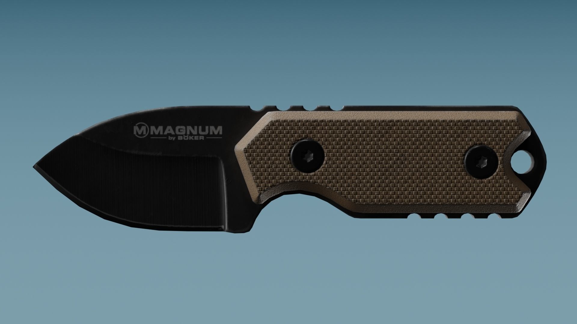 Neck Knife Boker Magnum Lil Friend Low-poly 3D model_4
