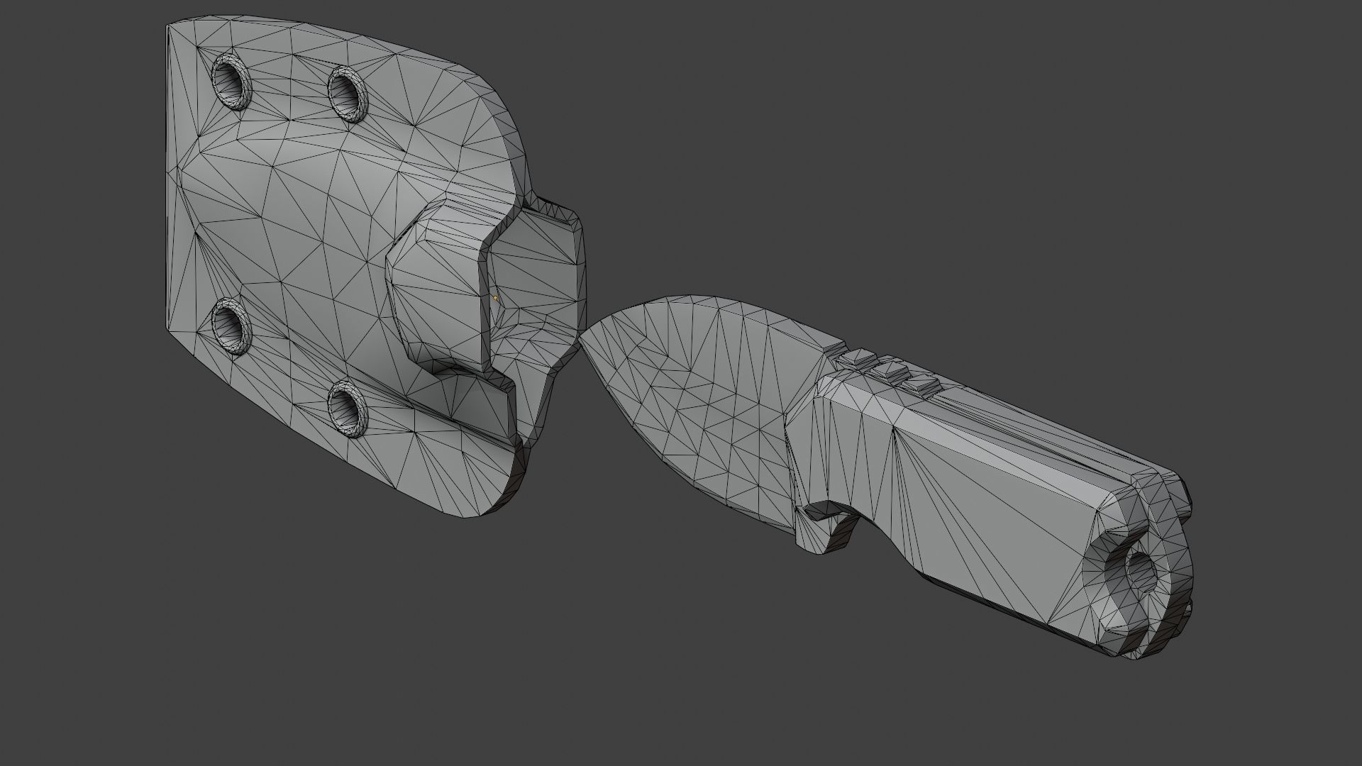 Neck Knife Boker Magnum Lil Friend Low-poly 3D model_7