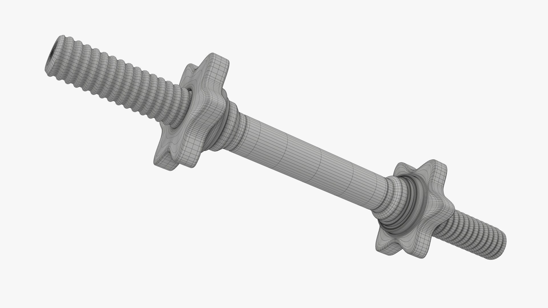 Dumbbell handle 3D model_14