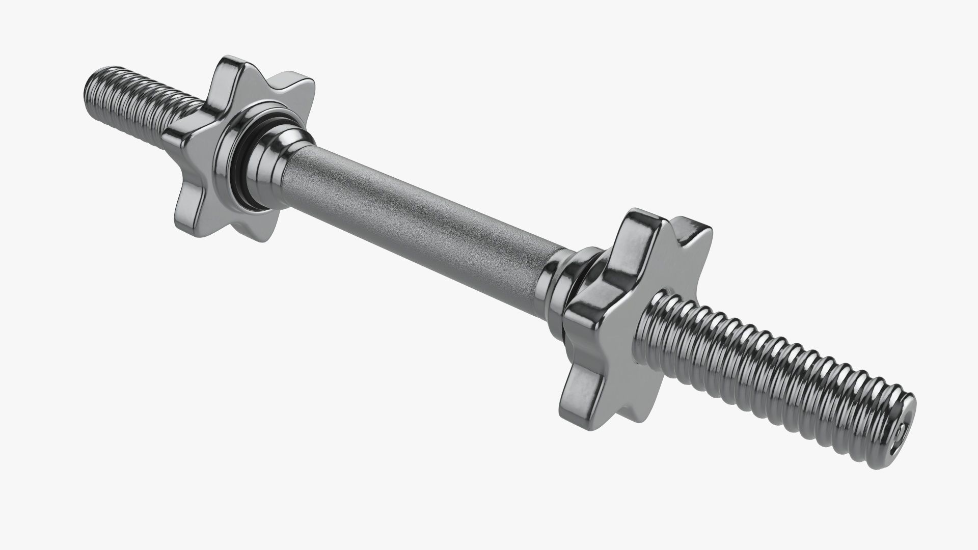 Dumbbell handle 3D model_2