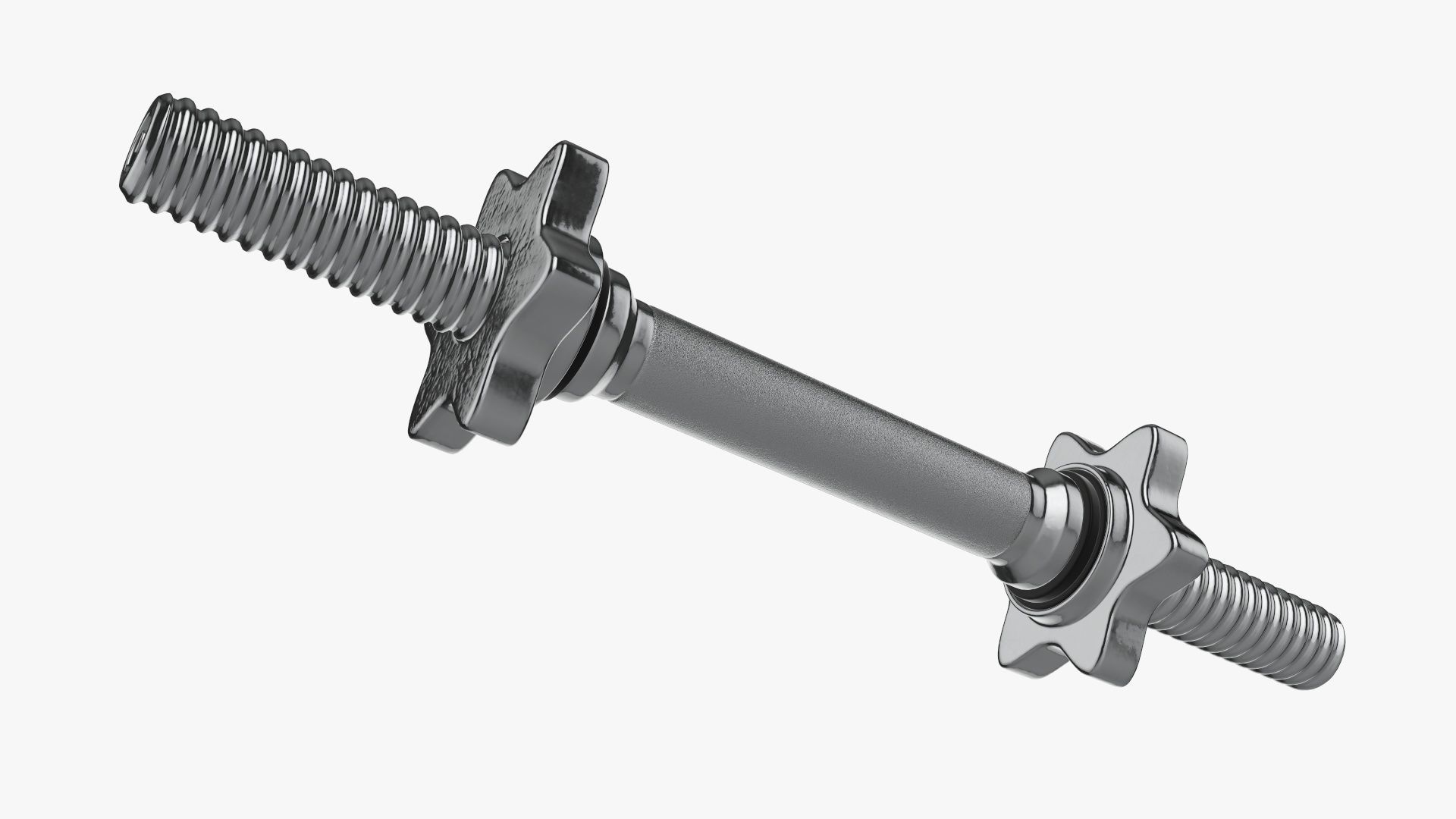 Dumbbell handle 3D model_7