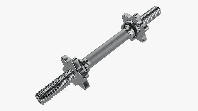 Dumbbell handle 3D model