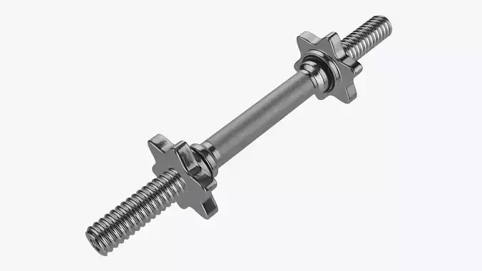 Dumbbell handle 3D model