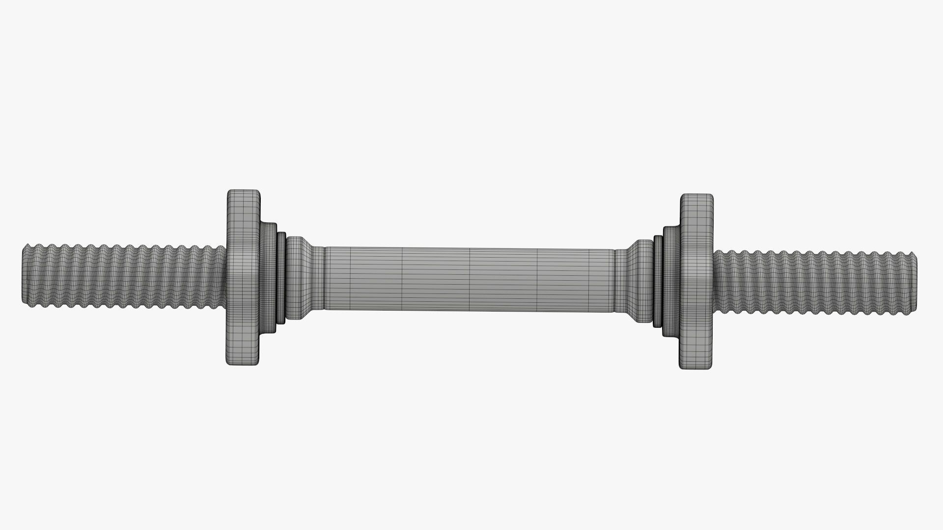 Dumbbell handle 3D model_13