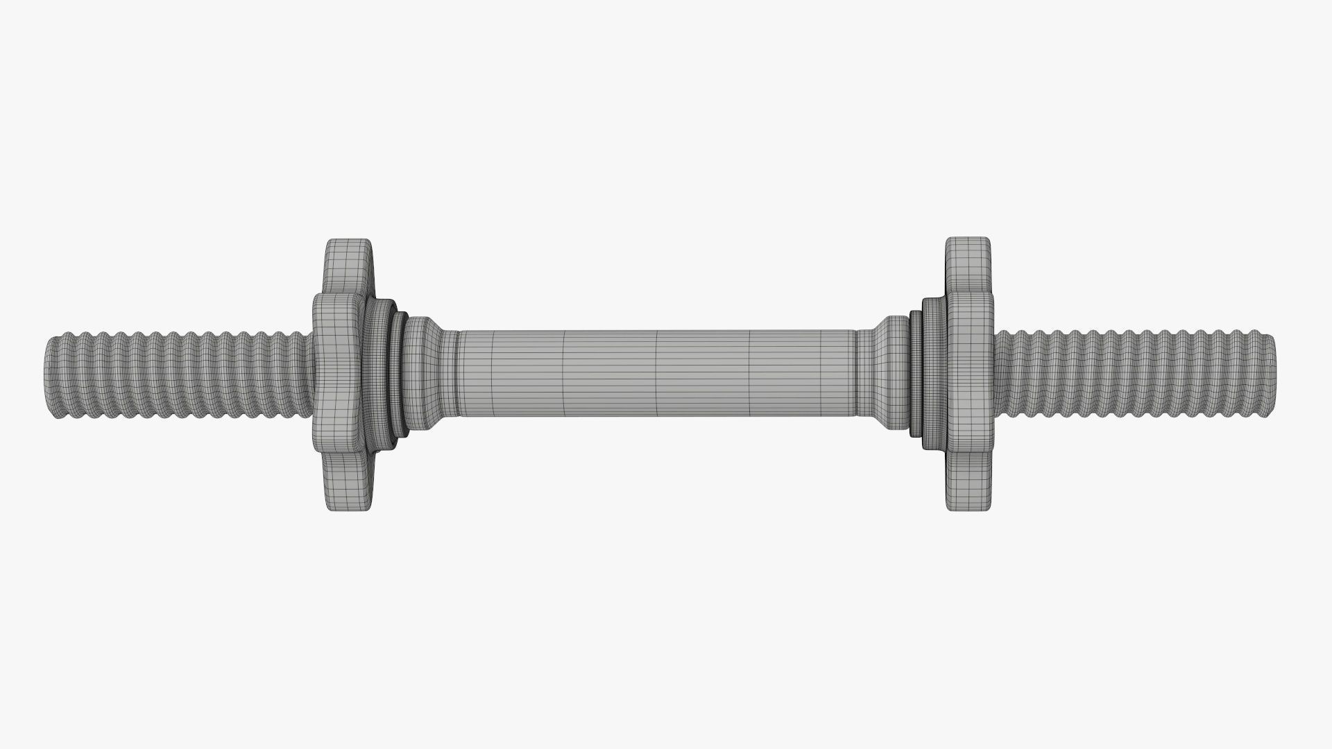 Dumbbell handle 3D model_12