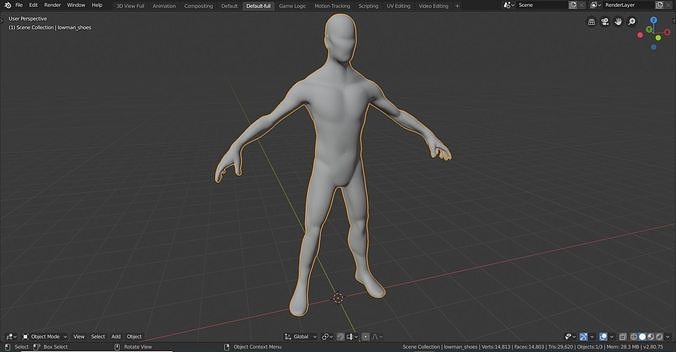 Base Male 05 3D model