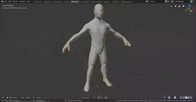Base Male 05 3D model