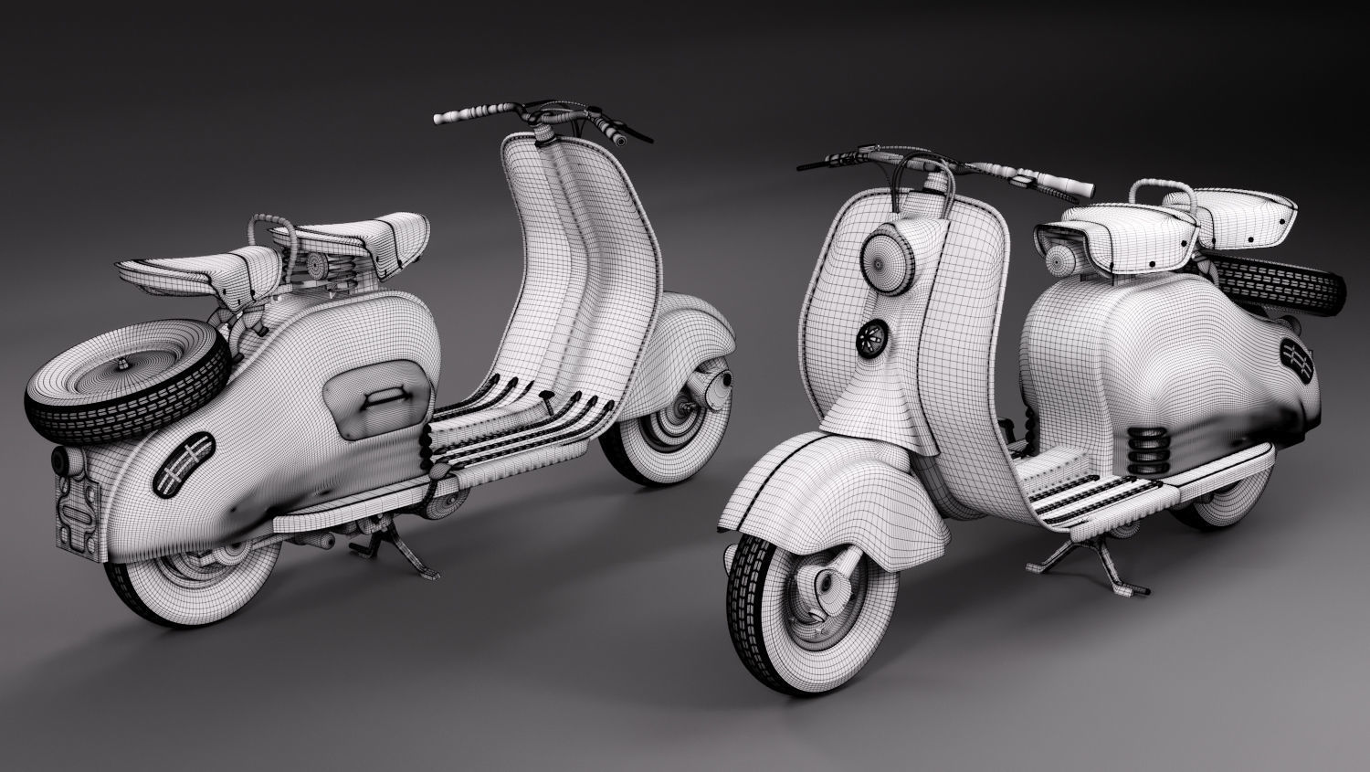 Lambretta 125 LD 3D model_3