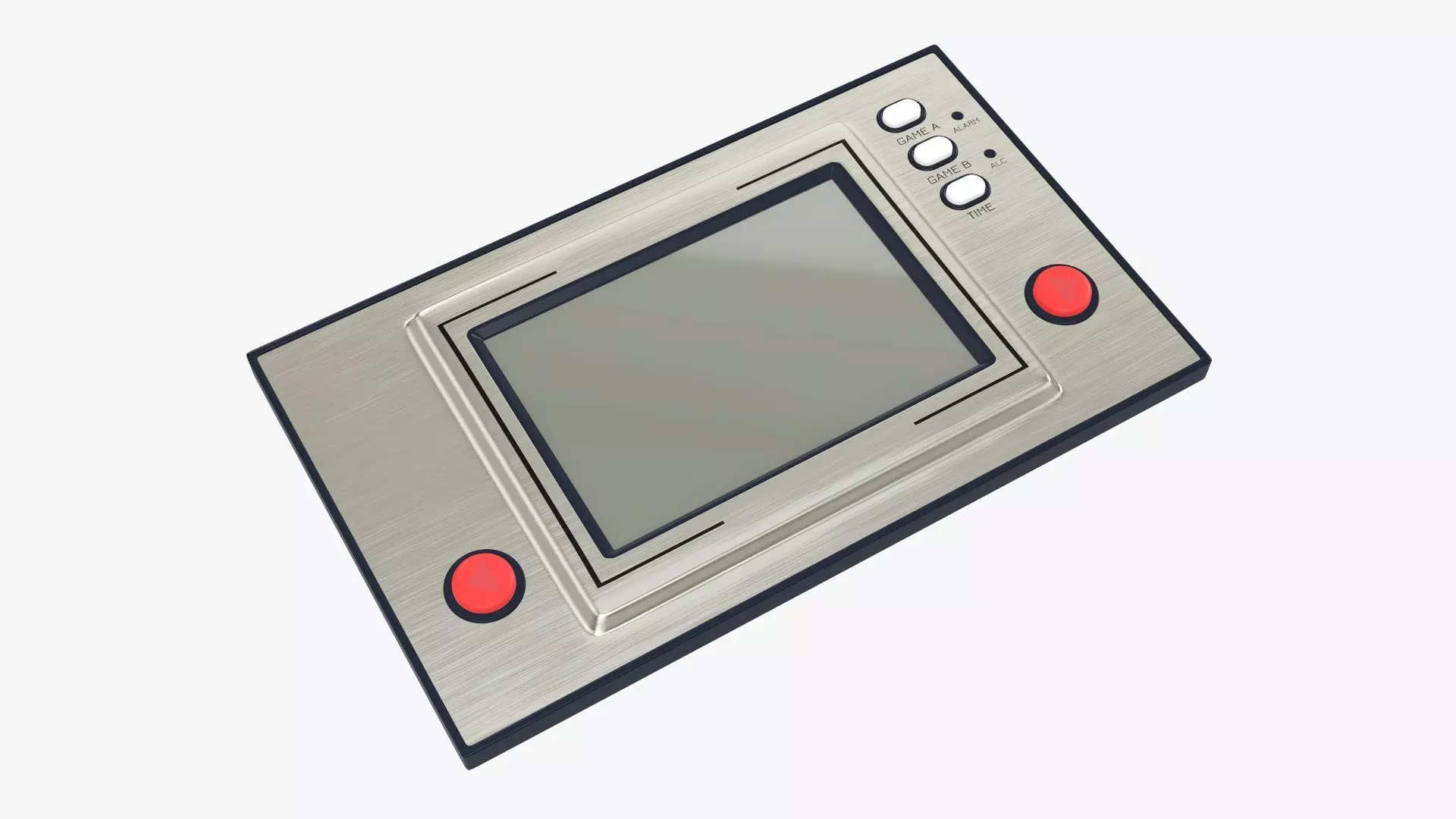 Electronic watch and game  3D model_0