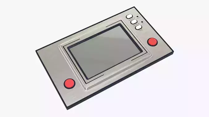 Electronic watch and game  3D model