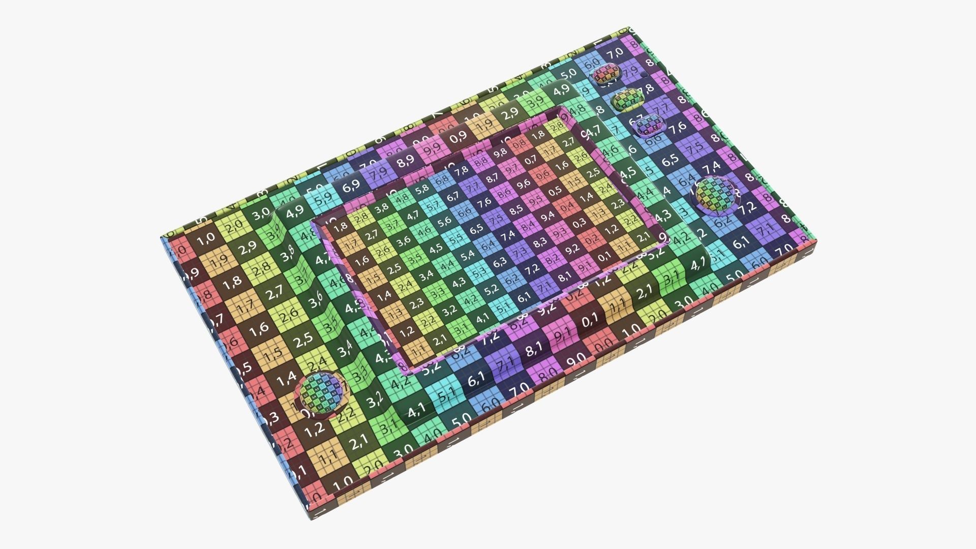 Electronic watch and game  3D model_13