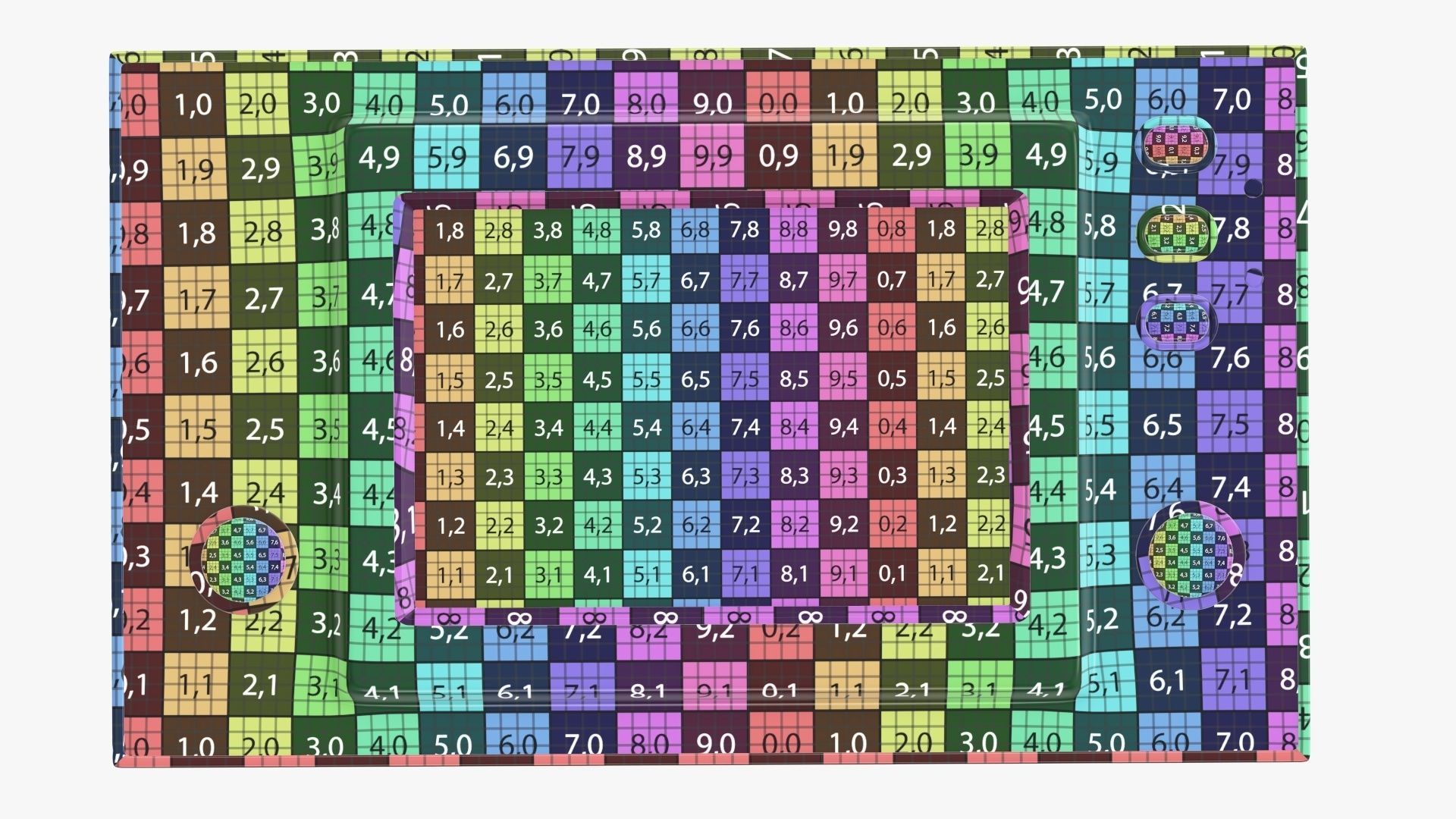 Electronic watch and game  3D model_17