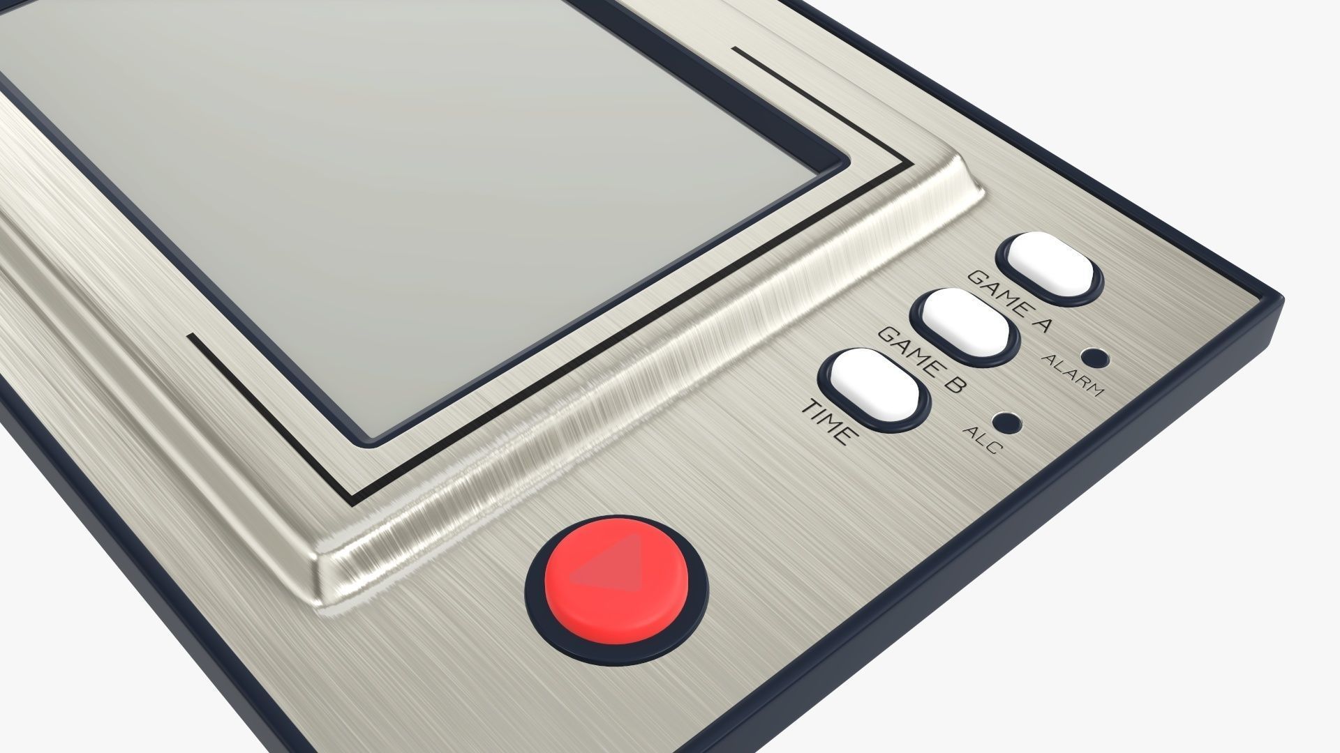 Electronic watch and game  3D model_3