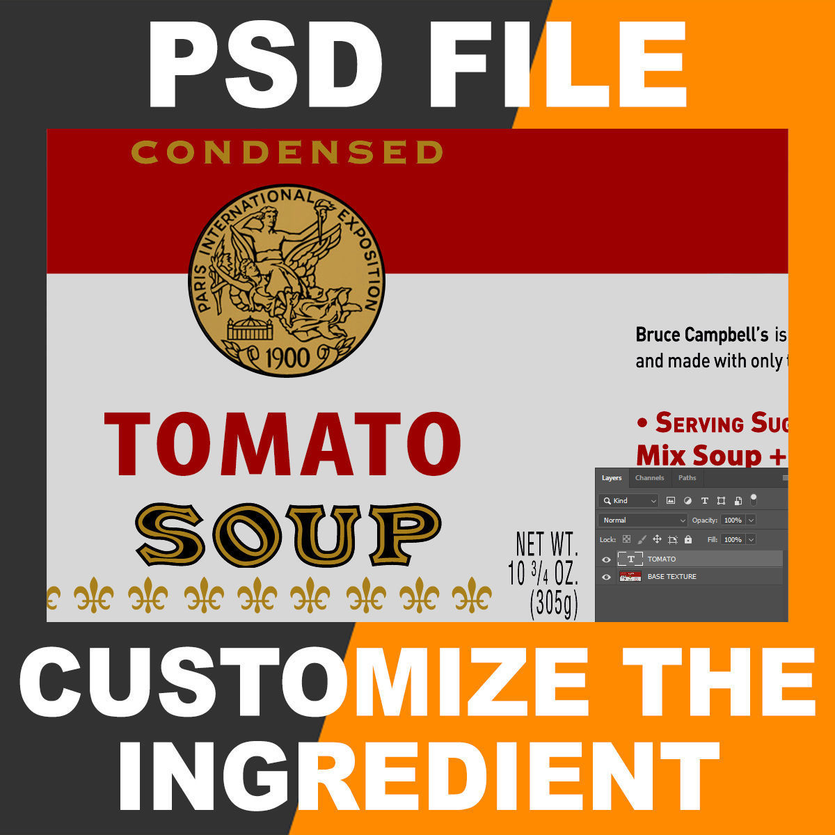 Campbells Tomato Soup Can 3D model_8