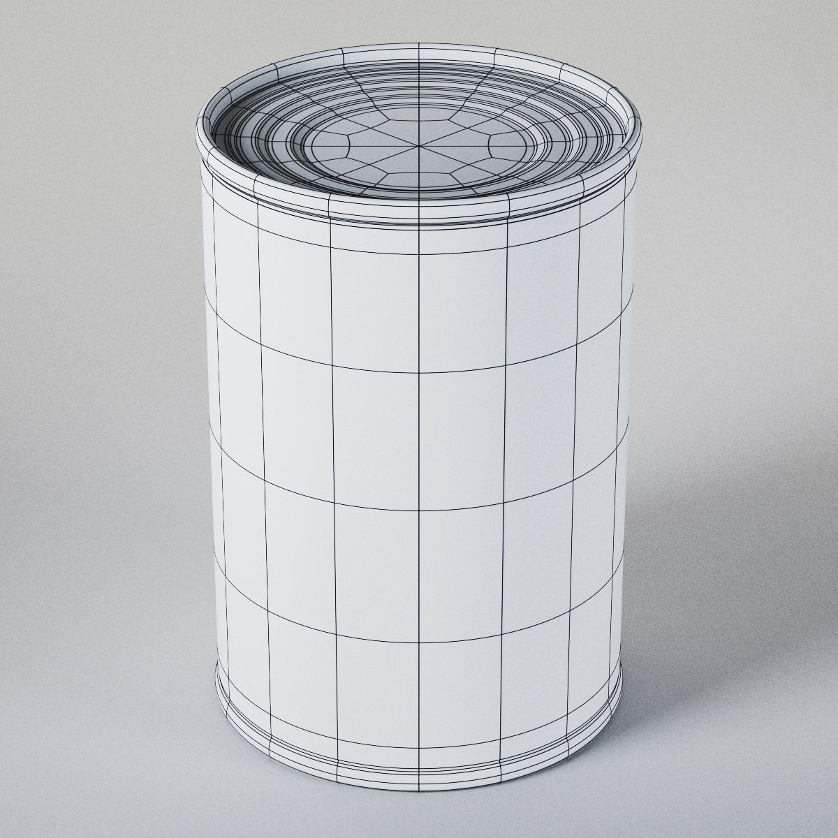 Campbells Tomato Soup Can 3D model_6