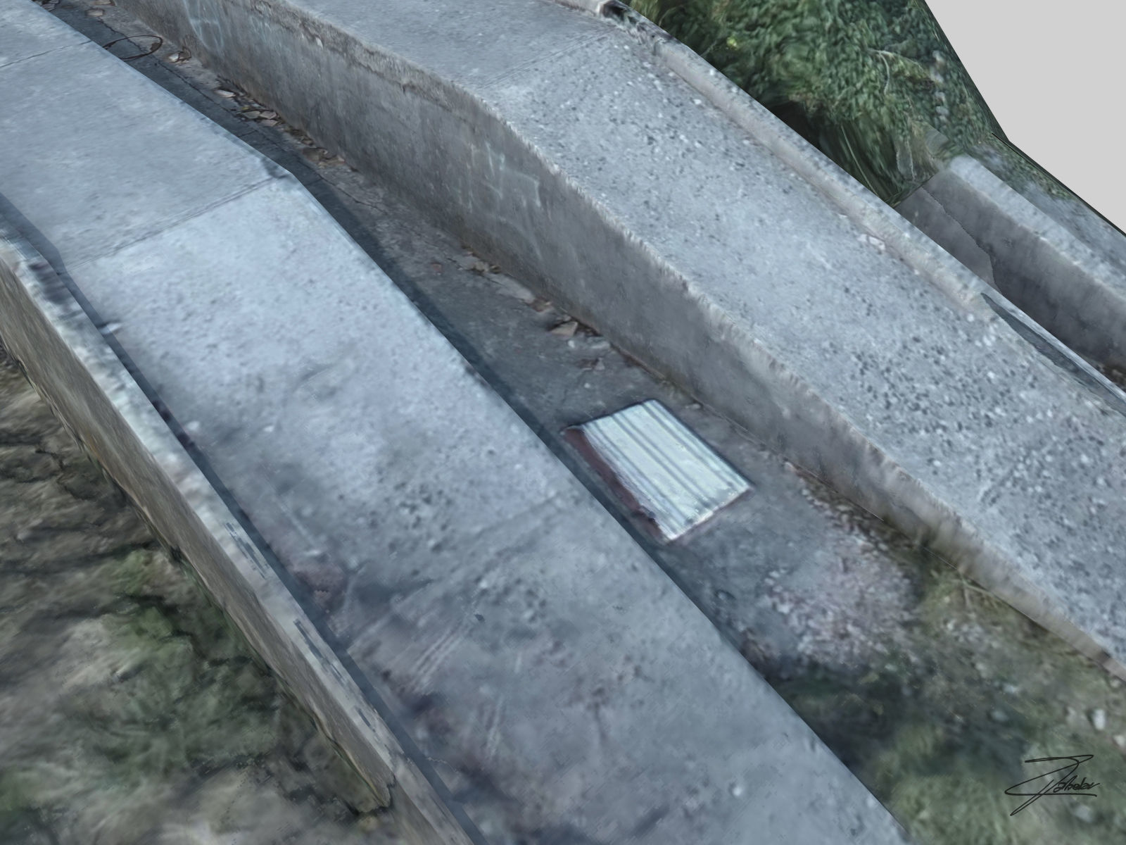 3D model Concrete loading ramp VR / AR / low-poly | CGTrader