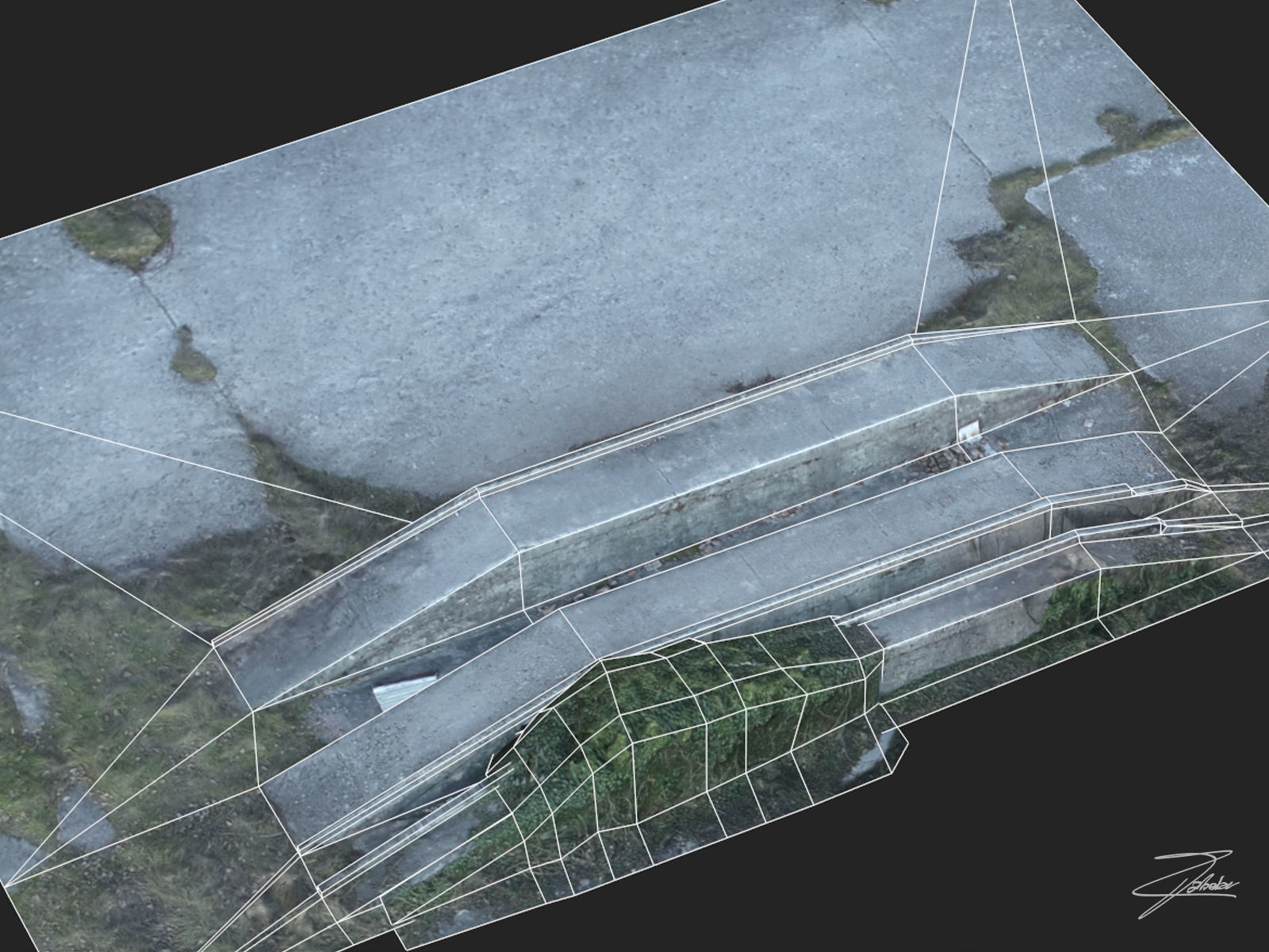 3D model Concrete loading ramp VR / AR / low-poly | CGTrader