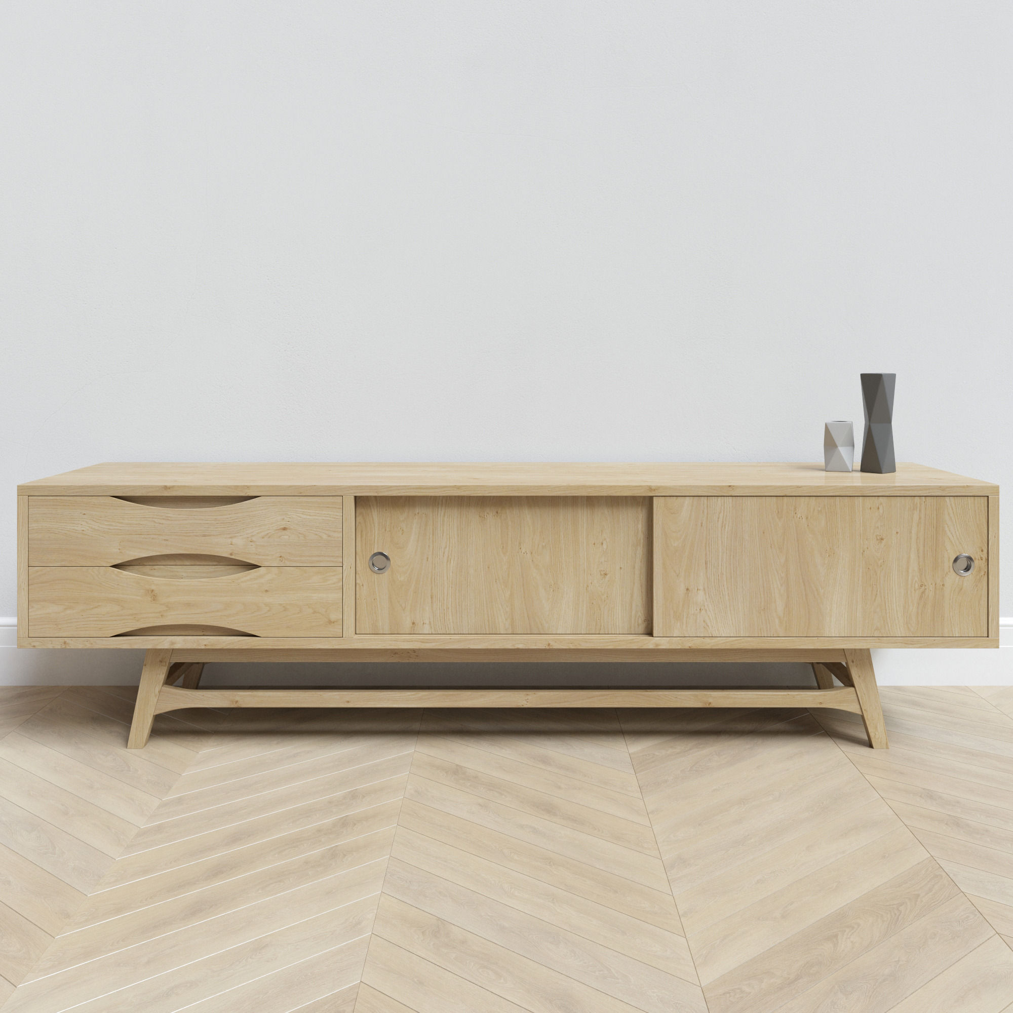 Nordic Colour Entertainment Unit 3D model_5