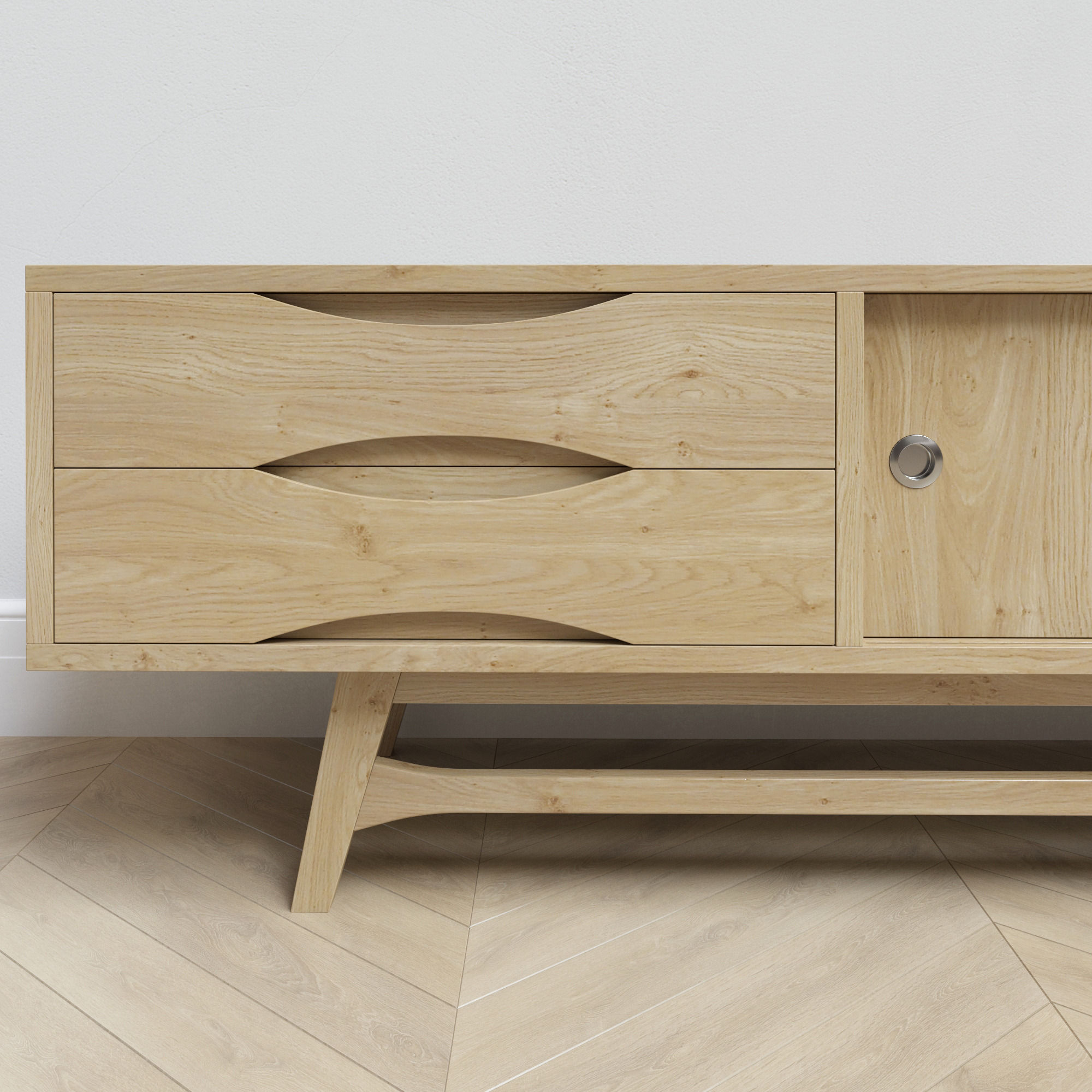 Nordic Colour Entertainment Unit 3D model_4