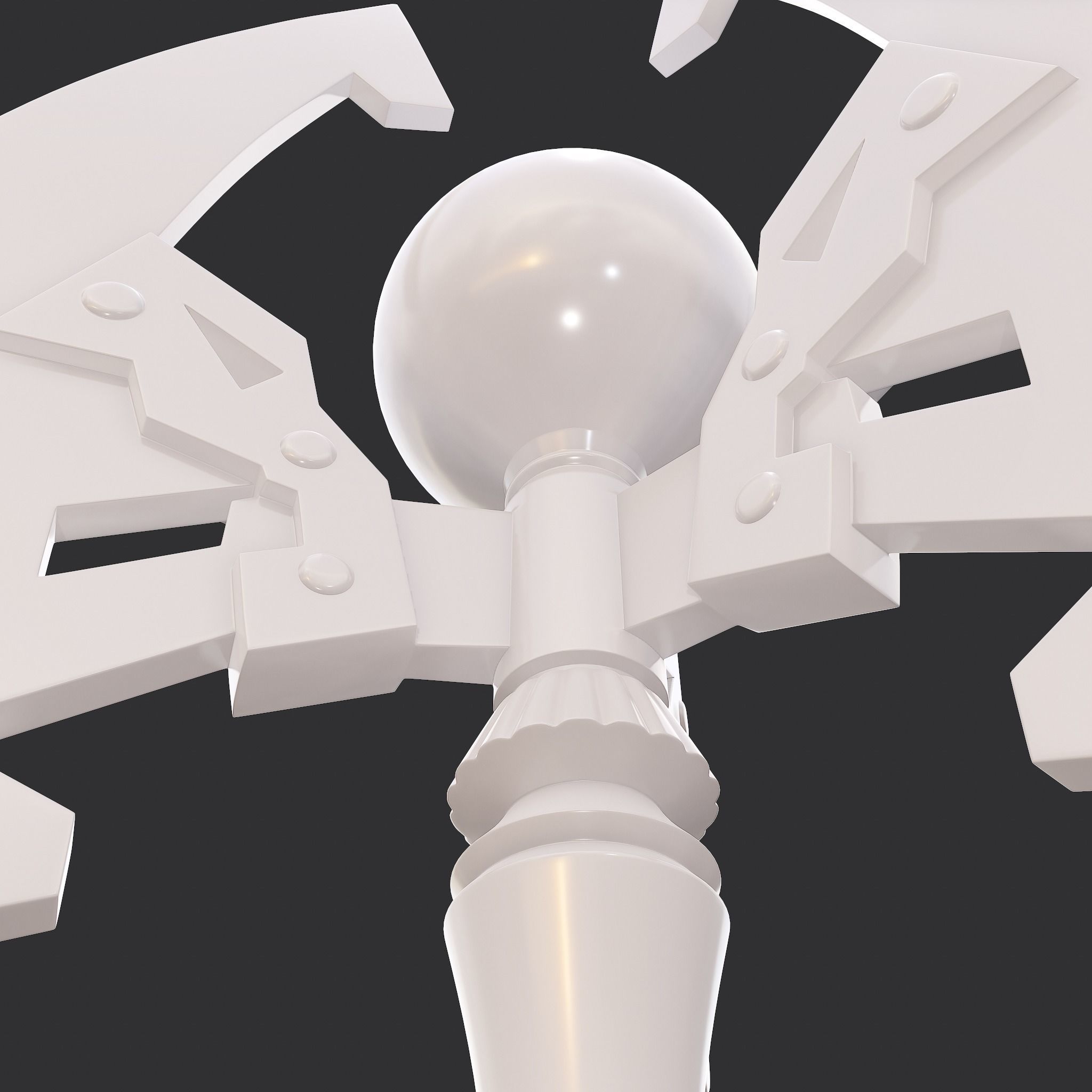 Battle Orb Axe and Blade Two 3D Print Weapons Pack 3D Model Collection_47