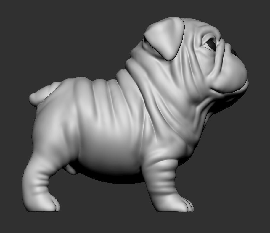 Question Bulldog 3D print model_7