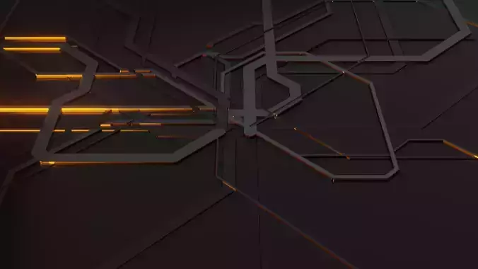 Futuristic Platform Free 3D model