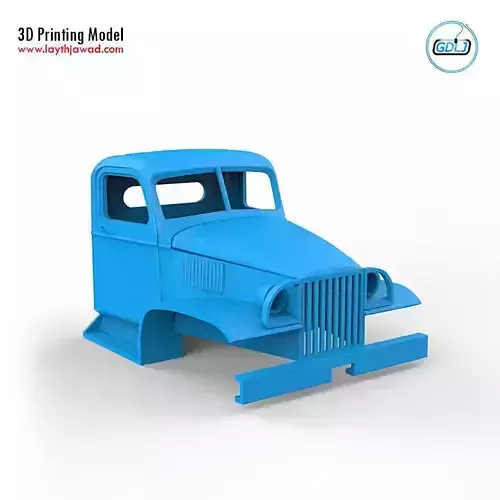 GMC CCKW 352 Cabin 3D print model