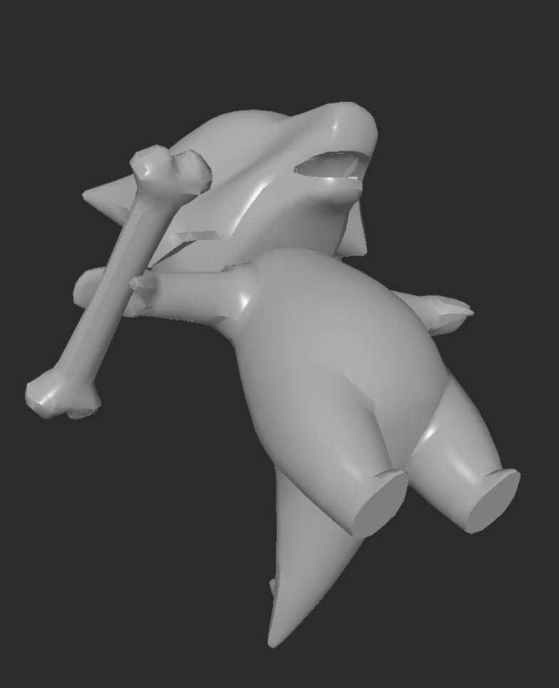 MakeIT Pokemon Marowak 3D model_6
