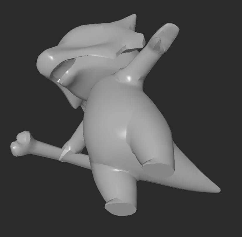 MakeIT Pokemon Marowak 3D model_5