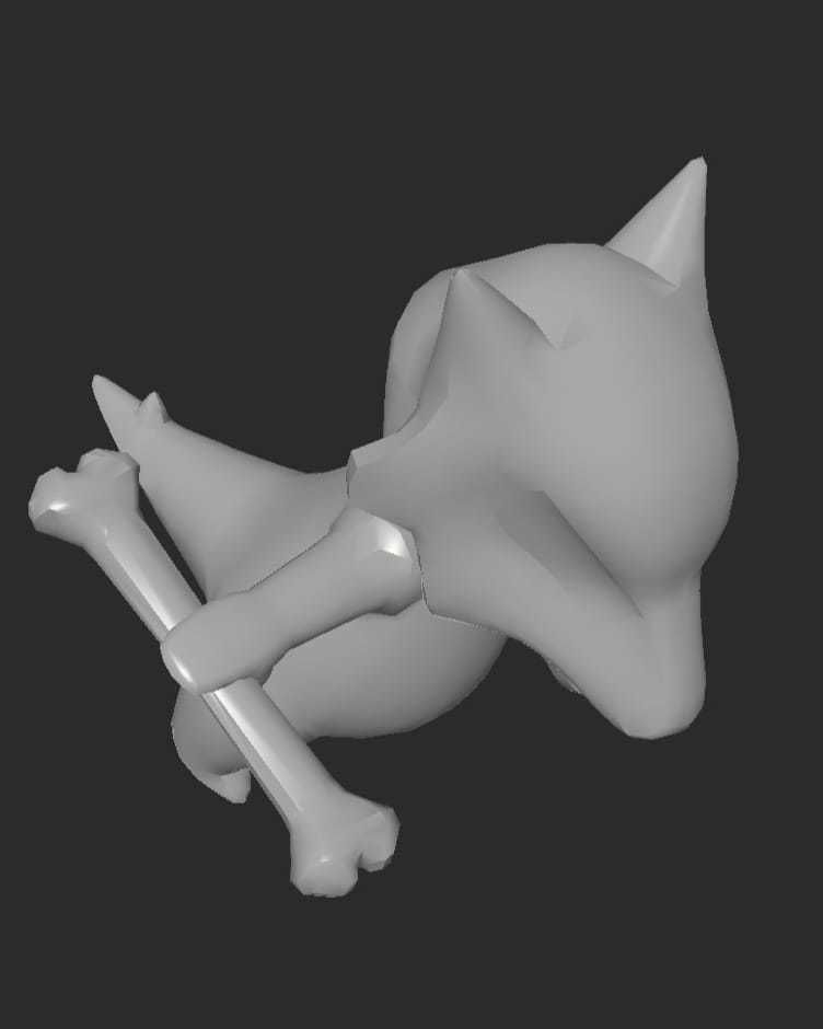 MakeIT Pokemon Marowak 3D model_7