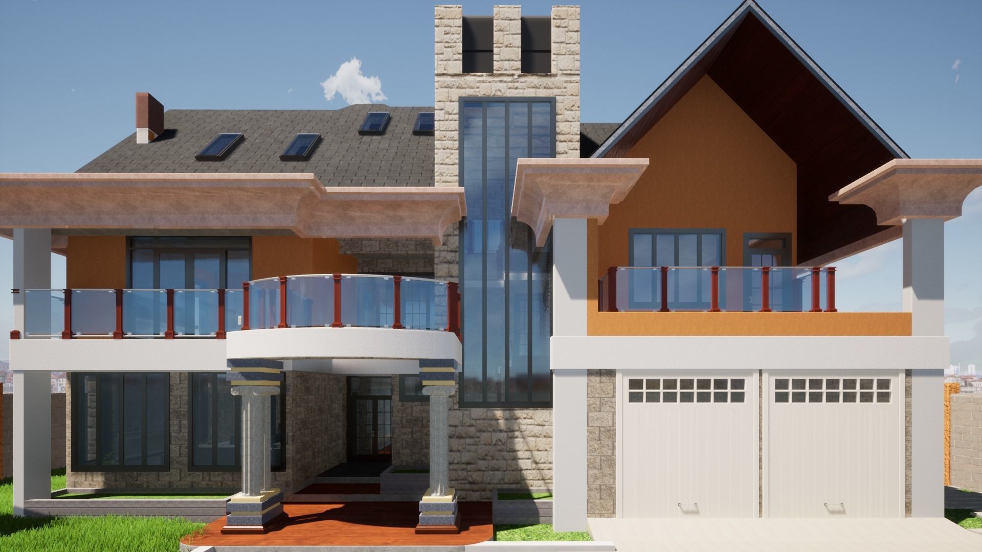 5 Bedroomed Villa Exterior and Interior 3D model_15