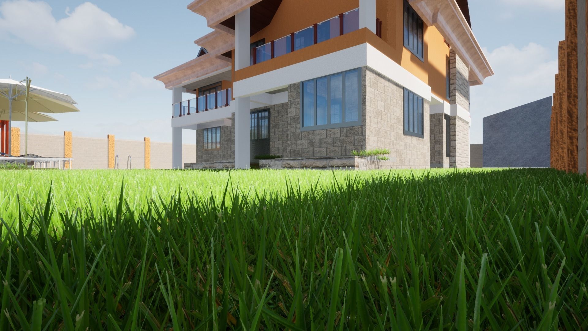 5 Bedroomed Villa Exterior and Interior 3D model_5