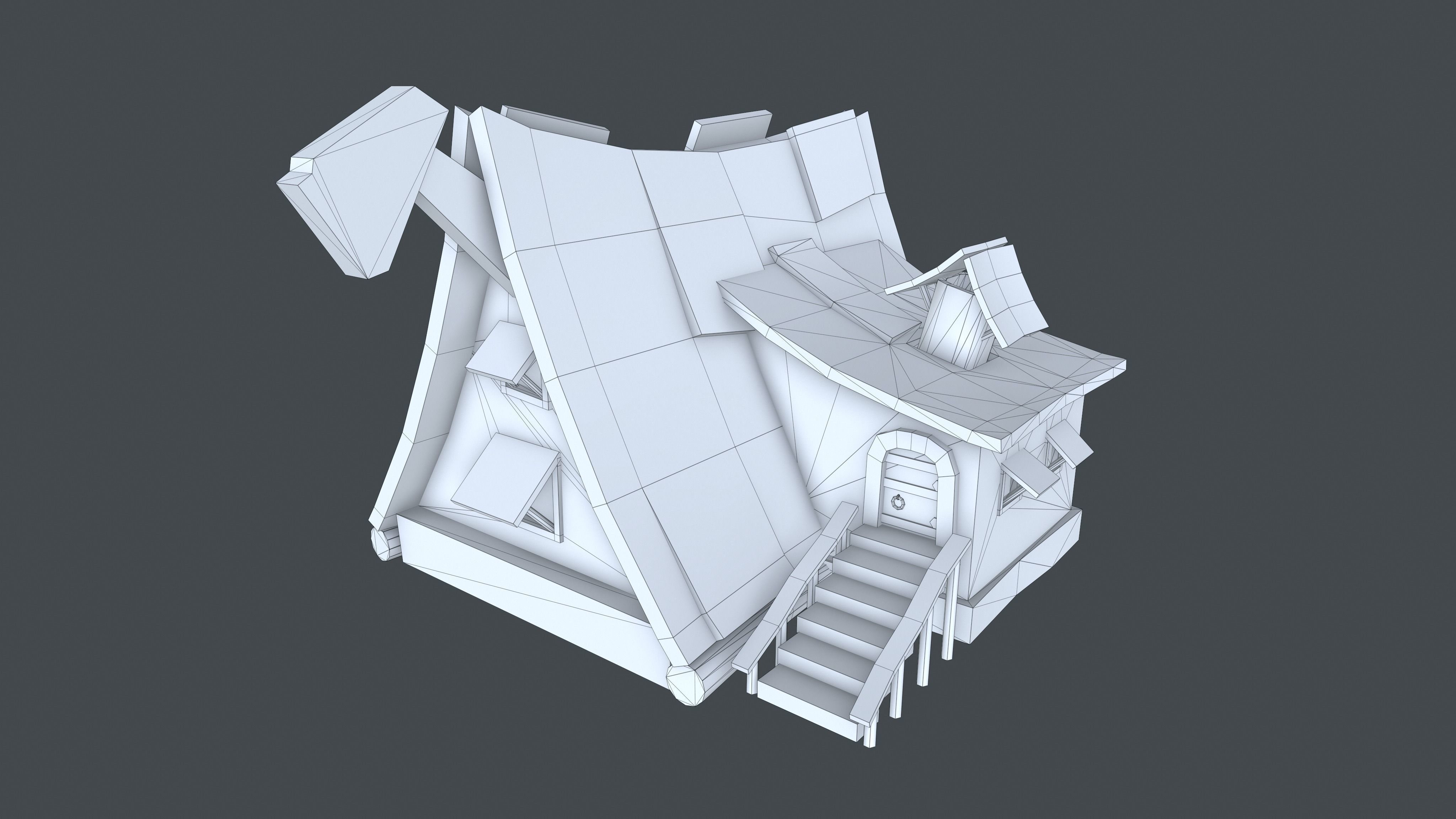 Viking House 3D model_7