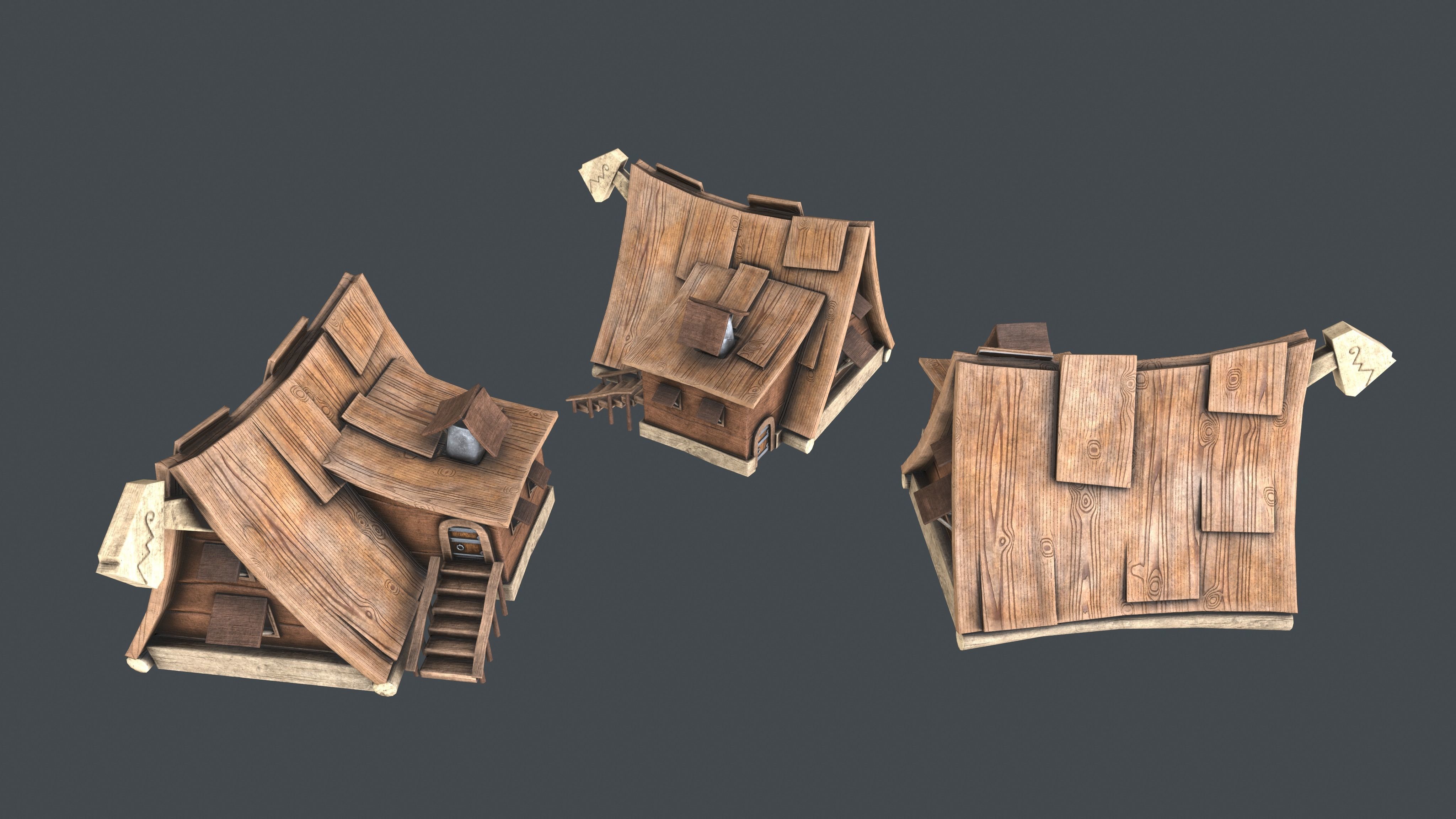 Viking House 3D model_5