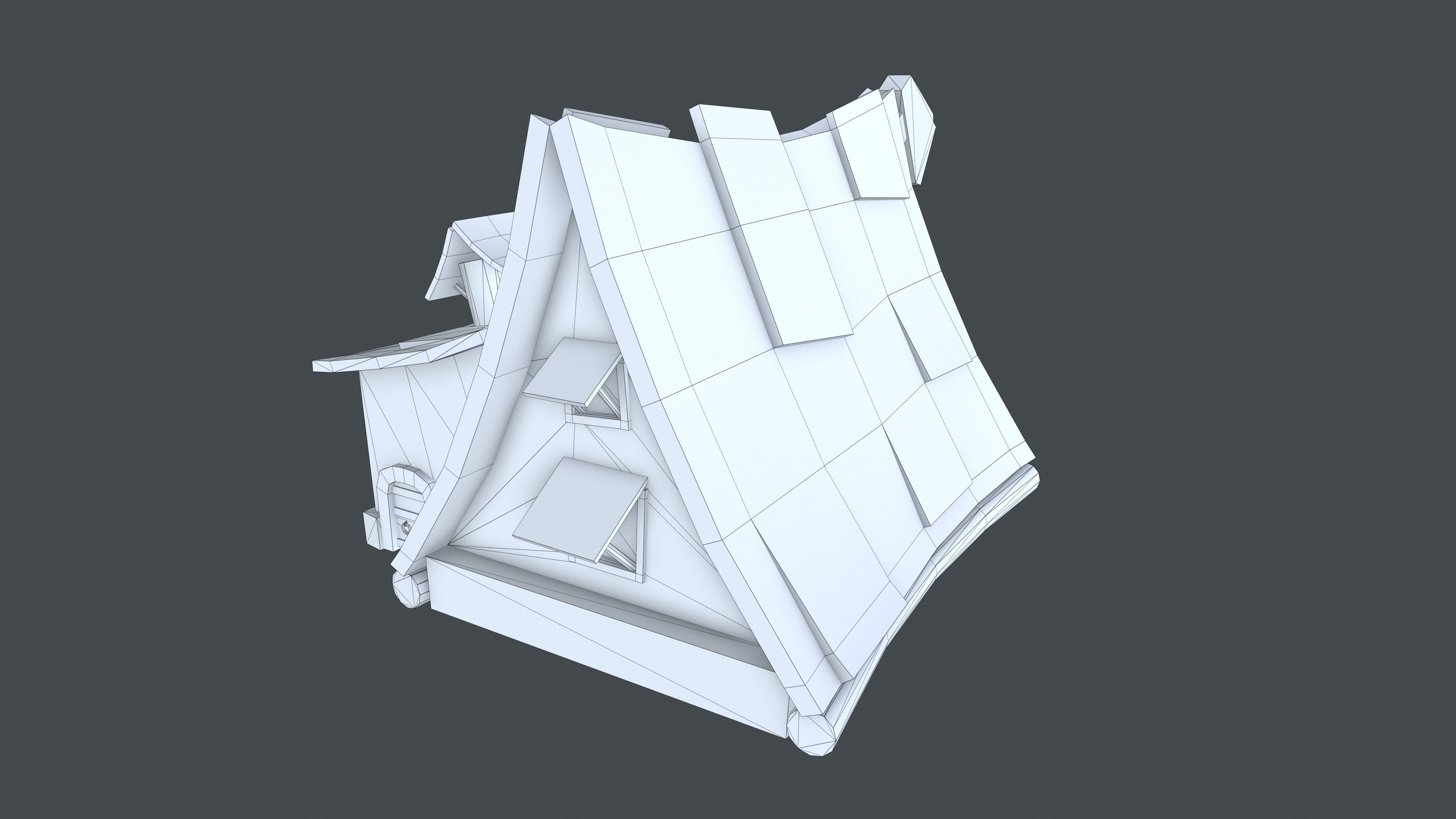 Viking House 3D model_8