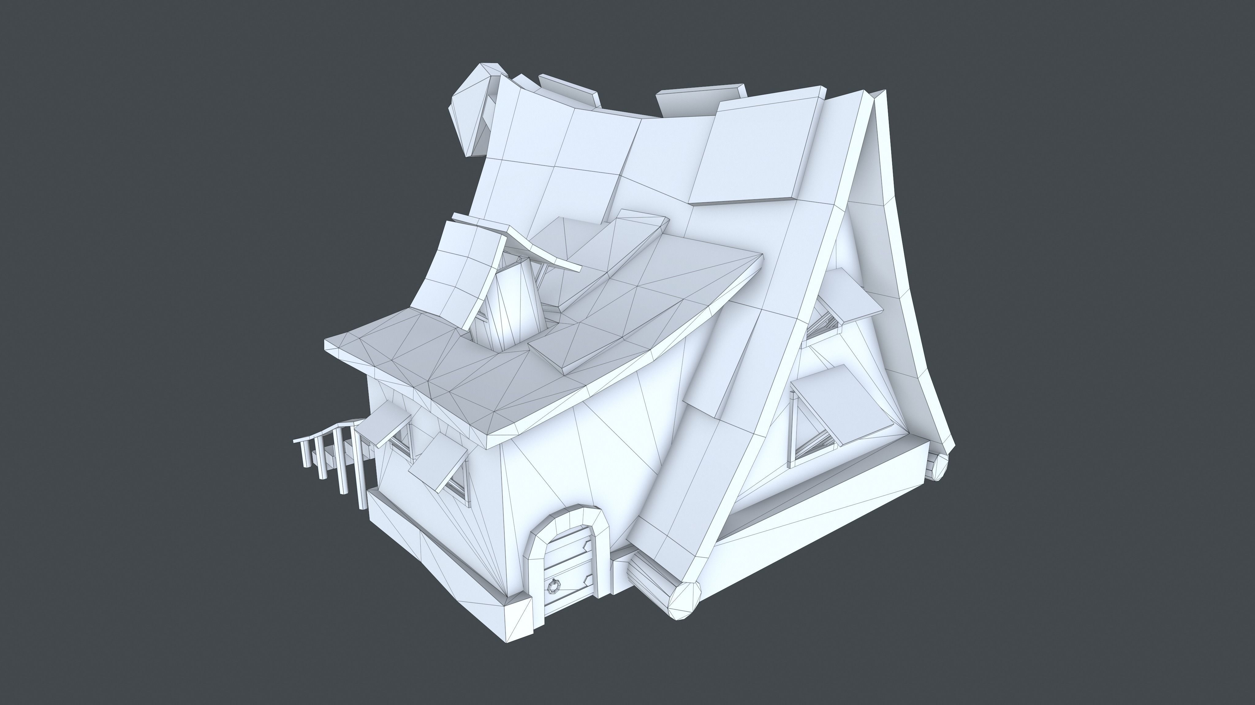 Viking House 3D model_6