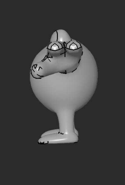 MakeIT Pokemon Poliwarth 3D model_2