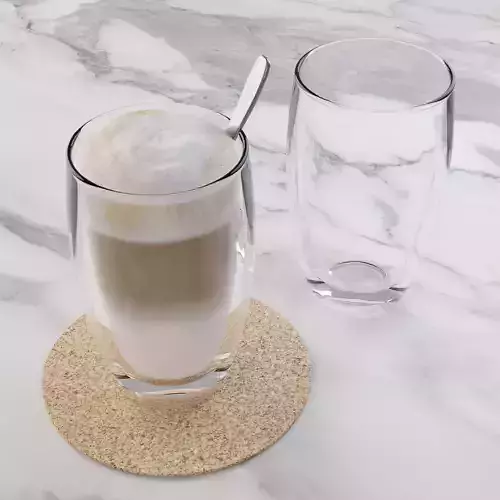 Cafe Latte Glass 3D model