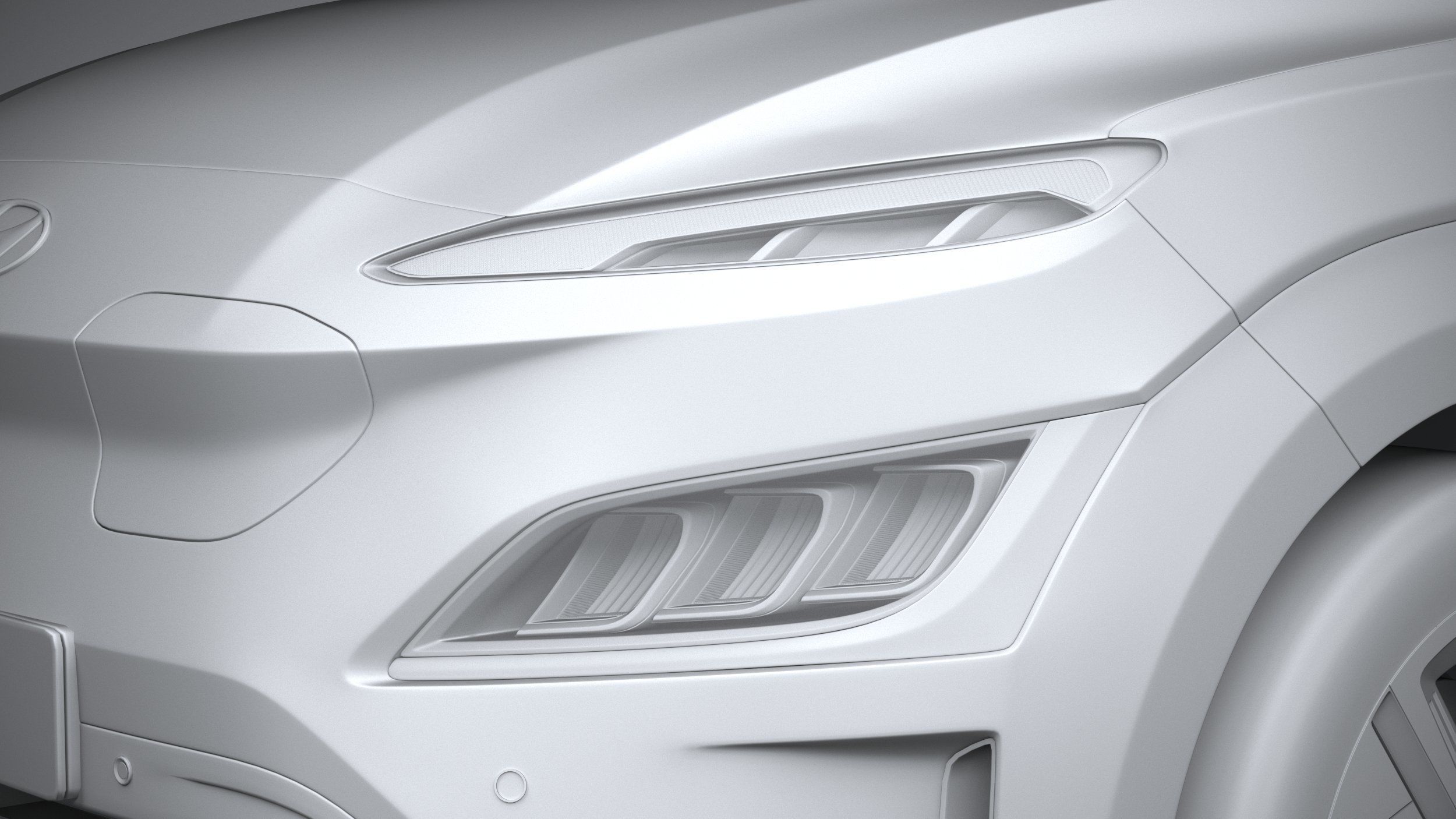 Hyundai Kona Electric 2021 3D model_23