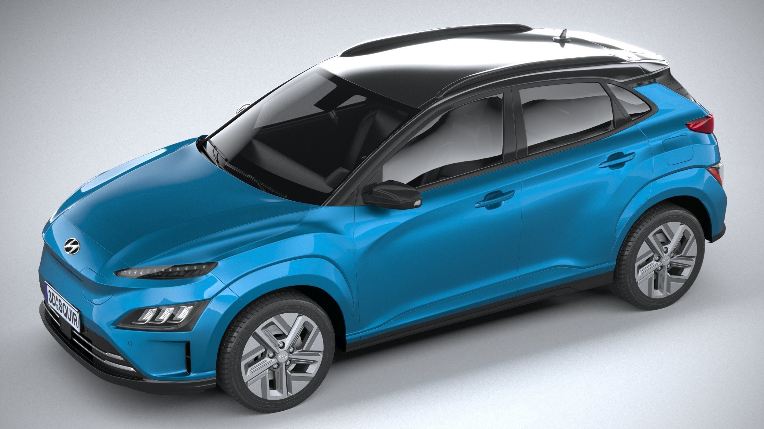 Hyundai Kona Electric 2021 3D model_7